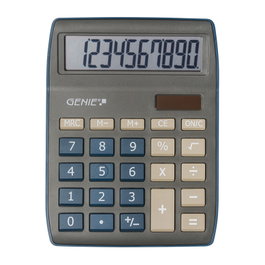 GENIE Calculadora de escritorio 840DB 10 dígitos azul oscuro