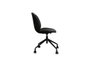 DKD Home Decor Silla con Ruedas Ajustable Negra y Gris Oscuro
