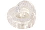 DKD Home Decor Decoracion Luminosa Basicos Transparente 5 x 3 x 6 cm (12 Unidades) Led Plastico Corazon