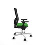PIQUERAS Y CRESPO Silla de oficina Horna con mecanismo Sincro, Verde y Negro