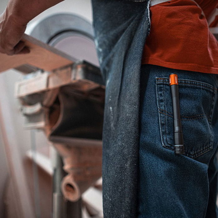 Nebo Inspector 500+ - Linterna LED Lápiz Recargable con Luz de Área, 500 Lúmenes, Base Magnética, IPX7, Modos Turbo/Alto/Bajo/Estroboscópico, Color Negro/Rojo Nebo Inspector 500+ - Linterna LED Lápiz Recargable con Luz de Área, 500 Lúmenes, Base Magnética, IPX7, Modos Turbo/Alto/Bajo/Estroboscópico, Color Negro/Rojo