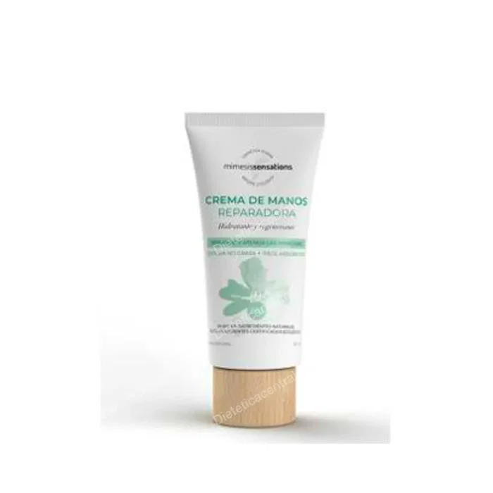 Herbora Mimesis Sensations Crema de Manos Reparadora Bio 50 ml - Crema de Manos Natural, Repara y Atenúa Manchas con Aloe Vera, Ácido Kójico e Hialurónico Herbora Mimesis Sensations Crema de Manos Reparadora Bio 50 ml - Crema de Manos Natural, Repara y Atenúa Manchas con Aloe Vera, Ácido Kójico e Hialurónico