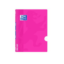 Libreta Grapada Oxford School Openflex A5 48H 90G Pauta 3,5 Fucsia (Set de 10)