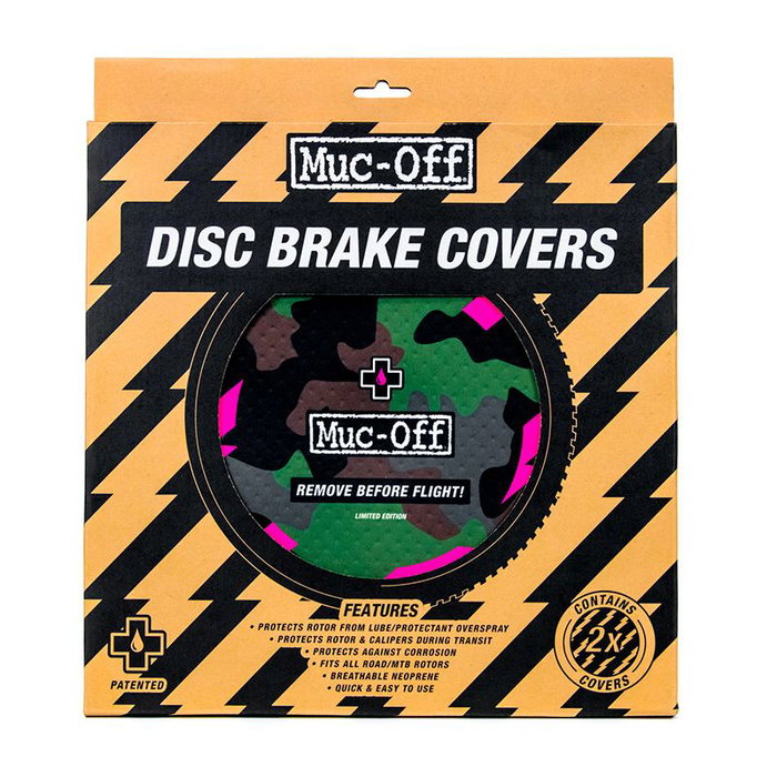 Muc-Off Fundas protectoras para frenos de disco - Fáciles de instalar, neopreno transpirable, protegen contra corrosión, para carretera/MTB Muc-Off Fundas protectoras para frenos de disco - Fáciles de instalar, neopreno transpirable, protegen contra corrosión, para carretera/MTB