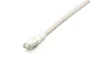 Equip 605610 Cable de Red RJ-45 Cat6a S/FTP Blindado, 1 Metro, Blanco, Conectores Macho Rectos, 10GbE, PoE++