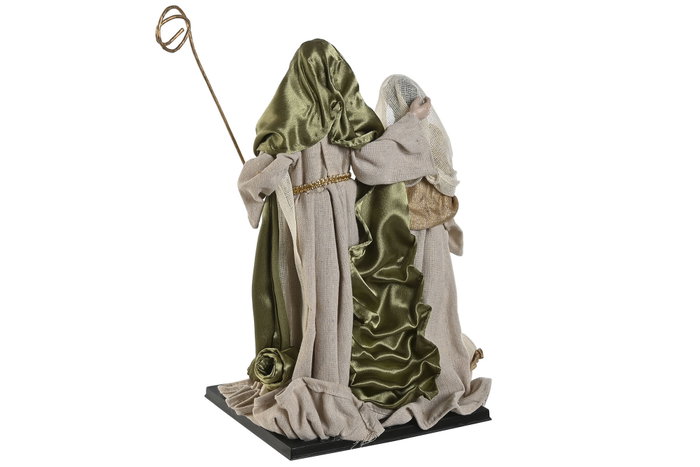 DKD Home Decor Nacimiento Navidad Moderna Beige Verde 24 x 40 x 27 cm