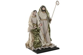 DKD Home Decor Nacimiento de Poliéster Beige y Verde 27x24x40 cm