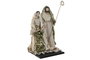 DKD Home Decor Nacimiento Navidad Moderna Beige Verde 24 x 40 x 27 cm