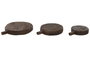 DKD Home Decor Set de 3 Tablas de Cortar de Acacia Natural
