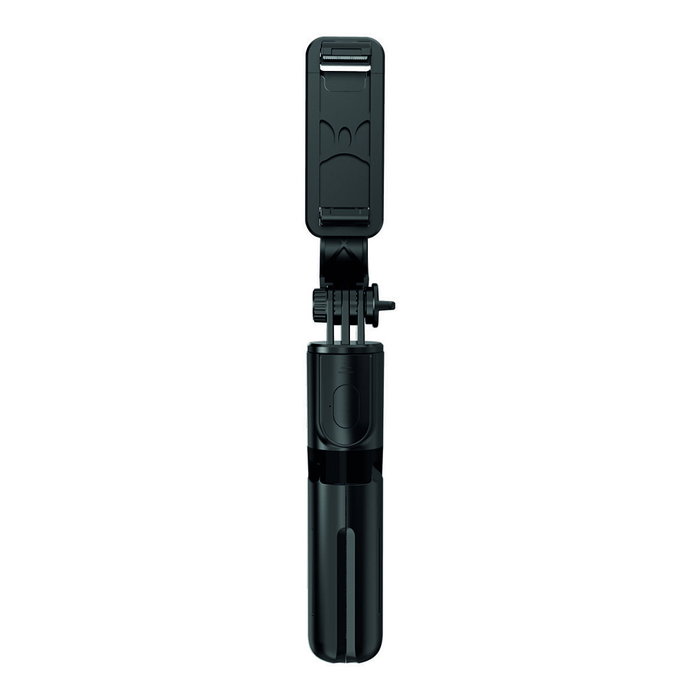 4smarts Handy Stativ mit Wireless-Fernauslöser 541636 - Trípode para Smartphone Telescópico 73 cm, Negro, 360 grados, con Mando Bluetooth a 10 m