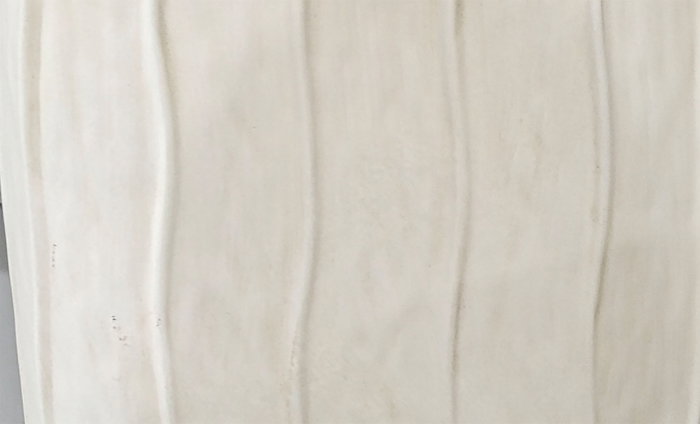 DKD Home Decor Macetero de Fibra Arcilla Desgastado Crudo 35x35x45
