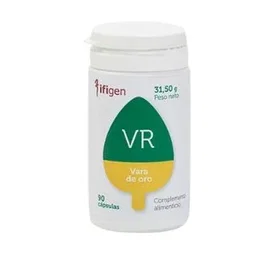 IFIGEN Vr 90Cap. 90 Cápsulas - Extracto Seco de Vara de Oro (Solidago Virgaurea), 30 mg por cápsula, Diurético Natural, Antiséptico de Vías Urinarias