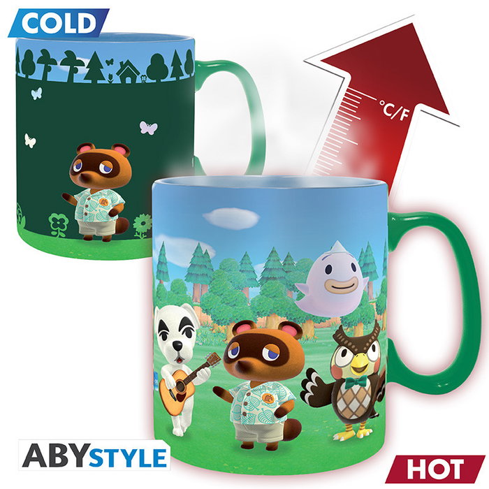 Abystyle Taza termosensible Animal Crossing Island Welcome 460 ml Abystyle Taza termosensible Animal Crossing Island Welcome 460 ml