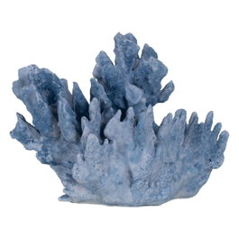 Ixia Figura de Coral Azul en Resina, 29 x 20 x 21 cm