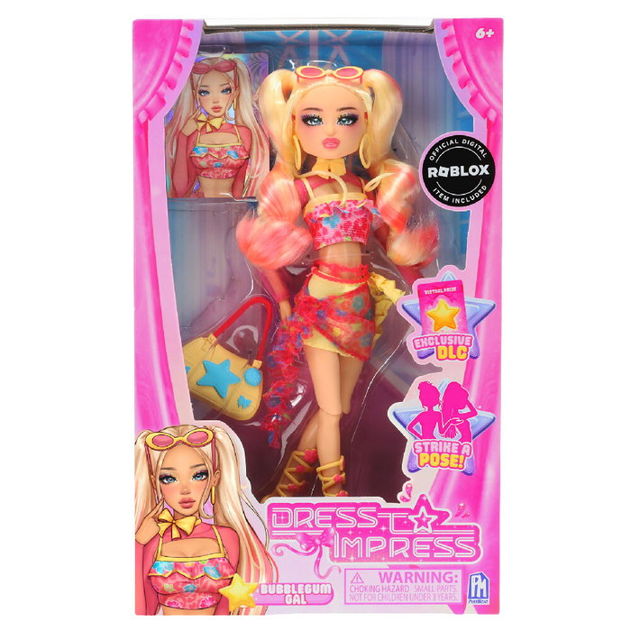 Phat Mojo Roblox Dress To Impress Muñeca de Moda Bubble Gum Gal Phat Mojo Roblox Dress To Impress Muñeca de Moda Bubble Gum Gal
