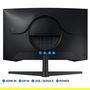 Samsung Monitor Gaming Odyssey LS27CG554EU / LS27CG554EUXEN 27" Negro