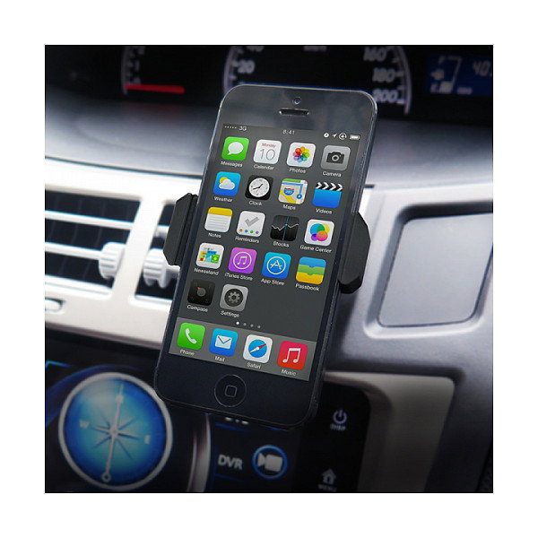 LogiLink Conjunto de cargador USB para coche con 2 puertos y soporte