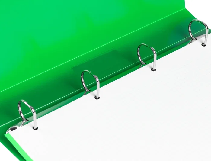 Liderpapel Carpeta de 4 anillas 25 mm Verde manzana