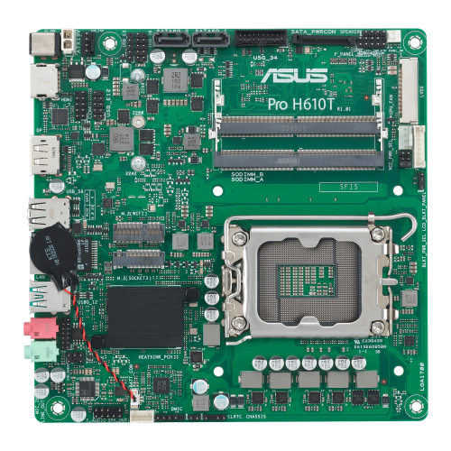 ASUS PRO H610T-CSM Thin Mini ITX LGA 1700 DDR5 ASUS PRO H610T-CSM Thin Mini ITX LGA 1700 DDR5