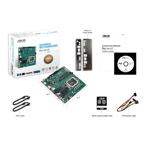 ASUS PRO H610T-CSM Thin Mini ITX LGA 1700 DDR5 ASUS PRO H610T-CSM Thin Mini ITX LGA 1700 DDR5