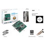 ASUS PRO H610T-CSM Placa base Intel LGA 1700 Thin Mini-ITX, soporte para procesadores Intel Core i9/i7/i5/i3, Celeron, Pentium Gold, DDR5 64 GB