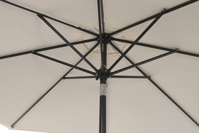 DKD Home Decor Parasol de Jardín y Terraza Reclinable Marfil, 265 x 265 x 250 cm, Mastil 38mm, UV 50+, Acero y Poliéster DKD Home Decor Parasol de Jardín y Terraza Reclinable Marfil, 265 x 265 x 250 cm, Mastil 38mm, UV 50+, Acero y Poliéster