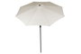 DKD Home Decor Parasol de Jardín y Terraza Reclinable Marfil, 265 x 265 x 250 cm, Mastil 38mm, UV 50+, Acero y Poliéster