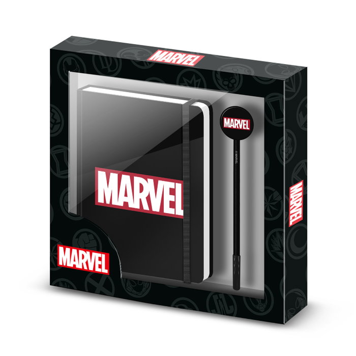 Karactermania Diario con Cadena y Bolígrafo Fashion Marvel Comics Negro Karactermania Diario con Cadena y Bolígrafo Fashion Marvel Comics Negro