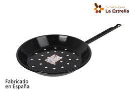 La Estrella Sarten Castanyera 28cm Jaspeada