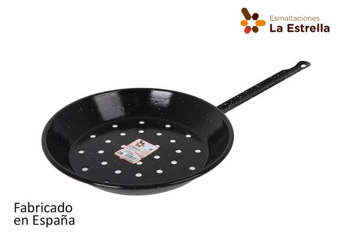 La Estrella Sarten Castanyera 28cm Jaspeada La Estrella Sarten Castanyera 28cm Jaspeada