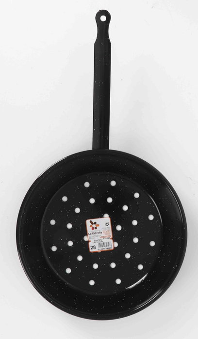 La Estrella Sarten Castanyera 28cm Jaspeada