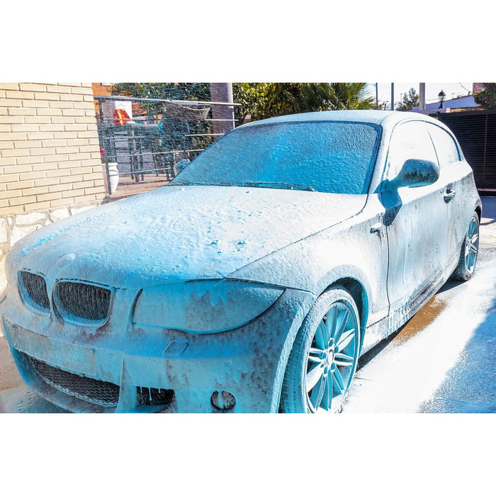 Motorrevive MRV0019 Snow Foam Concentrado Azul para Limpieza de Autos - 500 mL, Genera Espuma Activa, Adhiere Suciedad, Protege Pintura, Ideal para Pistolas de Espuma
