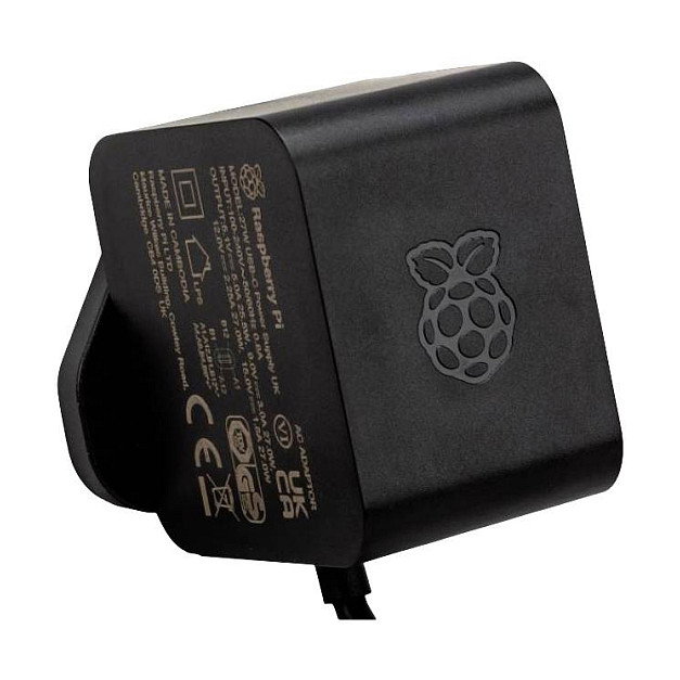 Raspberry Pi Foundation Raspberry Pi 5 Fuente de Alimentación Oficial USB-C 27 W Negro SC1157