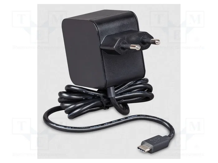 Raspberry Pi Fuente de alimentación USB-C 27W Negro