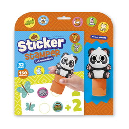EDITORIAL IMAGILAND, STICKER STAMPER - ANIMALES (FORMATO BLISTER)