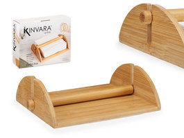 Kinvara Servilletero Bambú 23.5x17.5x6.8 cm Marrón (Set de 8)