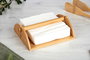 Kinvara Servilletero Bambú 23.5x17.5x6.8 cm Marrón (Set de 8)