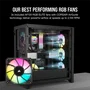 Corsair Caja ATX Semitorre 4000D Airflow RGB Cristal Templado Negra CC-9011240-WW