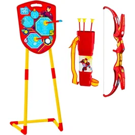 Marvel Set de arco y flechas de Iron Man con estuche y soporte para la diana