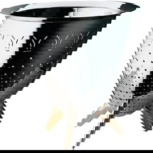 Alessi 90025 Max le Chinois Escurridor de Acero Inoxidable 18/10 Diseñado por Philippe Starck Alessi 90025 Max le Chinois Escurridor de Acero Inoxidable 18/10 Diseñado por Philippe Starck