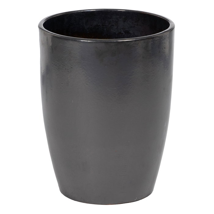 S/5 Jarrones Negro Cerámica Decoración 56 X 56 X 70 cm