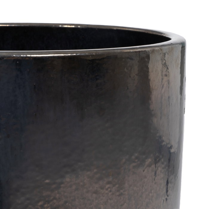 S/5 Jarrones Negro Cerámica Decoración 56 X 56 X 70 cm
