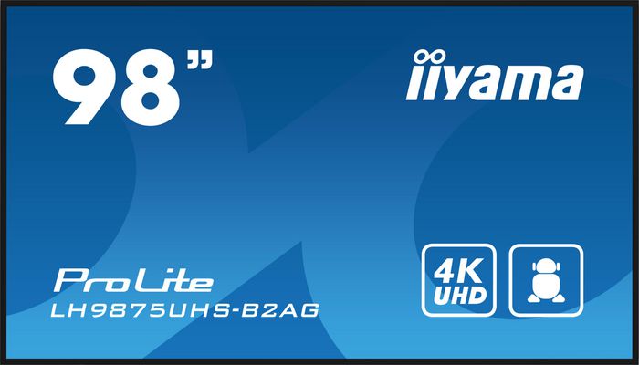 iiyama ProLite LH9875UHS-B2AG 4K Ultra HD 97.5 pulgadas Digital Signage