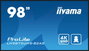 iiyama ProLite LH9875UHS-B2AG 4K Ultra HD 97.5 pulgadas Digital Signage