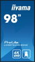 iiyama ProLite LH9875UHS-B2AG 4K Ultra HD 97.5 pulgadas Digital Signage