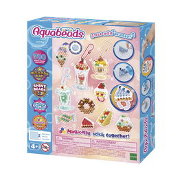 Aquabeads Kit Accesorios Dulces 35090 con 700 Abalorios para Llaveros y Decoración Inspirado en Meriendas