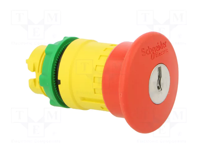 SCHNEIDER ELECTRIC Interruptor de emergencia Harmony XB5 22mm Rojo SCHNEIDER ELECTRIC Interruptor de emergencia Harmony XB5 22mm Rojo