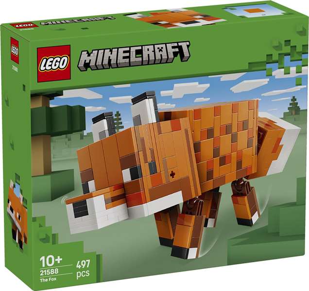 LEGO Minecraft Juego de Construcción El Zorro - Set de construcción para niños de 8 meses en adelante LEGO Minecraft Juego de Construcción El Zorro - Set de construcción para niños de 8 meses en adelante
