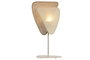 DKD Home Decor Lámpara de Sobremesa Orgánica de Hierro y Lino