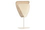 DKD Home Decor Lámpara de Sobremesa Orgánica de Hierro y Lino